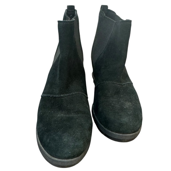 Sorel Joan Rhapsody Chelsea Wedge Boot Suede Size 9 EUC - Picture 6 of 11